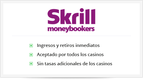 mejor modo de pago para casino online