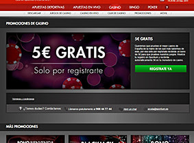 Bono por registrarse de Sportium Casino